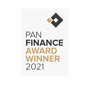 QuickFi Awards 2021 Pan Finance Award Winner