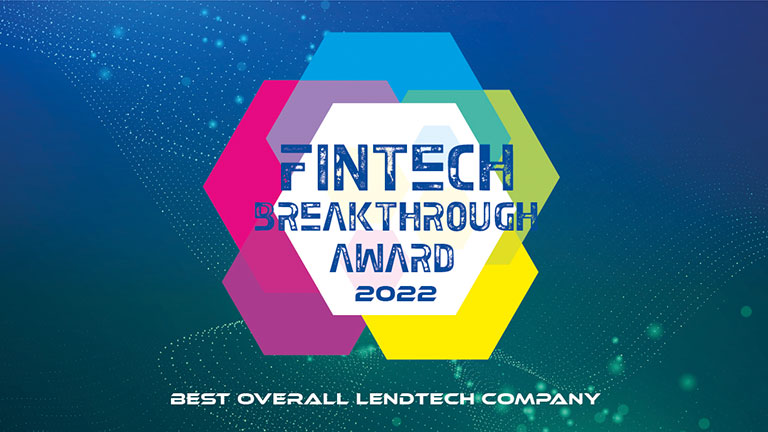 Award Winning QuickFi 2022 Fintech Breakthrough Awards Best Lendtech